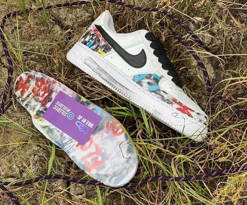 PEACEMINUSONE Nike Air Force 1 White Black DD3223-100åå:registered:æ¥æ