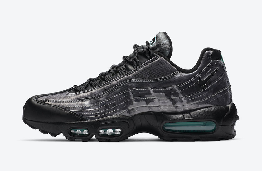 Nike Air Max 95é»è²Aurora绿è²çç°è²DA7735-001åå:registered:æ¥æ