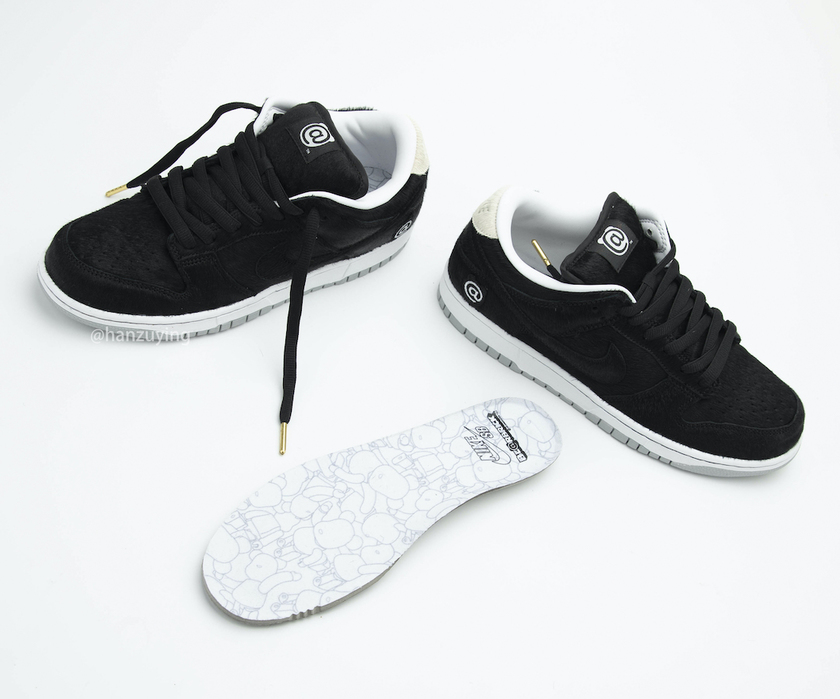Medicom Toy Nike SB Dunk Low Black Release Date CZ5127-001 