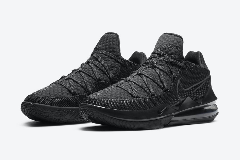 Nike LeBron 17 Low Triple Black CD5007-003åå:registered:æ¥æ