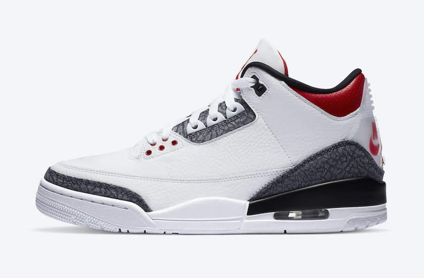 Air Jordan 3 Denim Fire Red CZ6431-100åå:registered:æ¥æä»·æ ¼