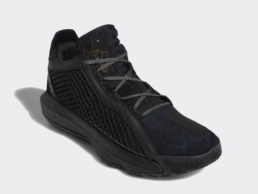 adidas Dame 6 Black Metallic Gold FV8627åå:registered:æ¥æ