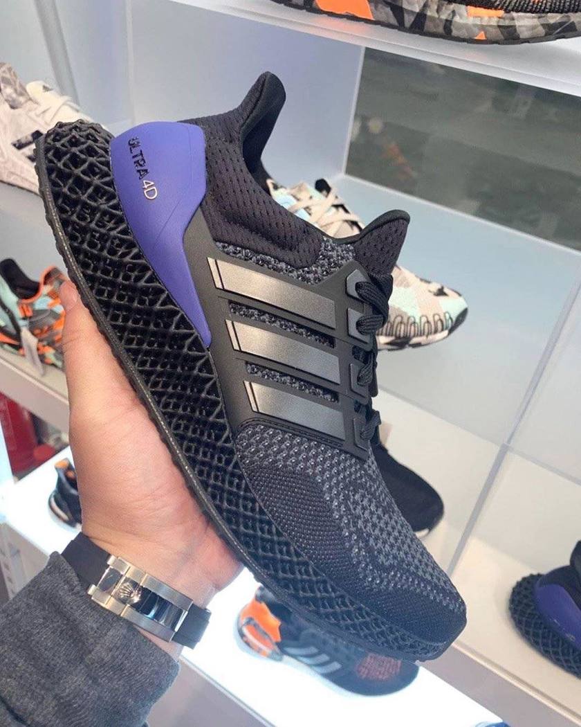 adidas Ultra 4D Black Purpleåå:registered:æ¥æ