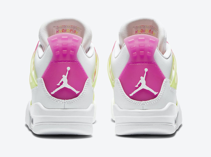 Air Jordan 4 GS Lemon Venom Pink Blast CV7808-100åå:registered:æ¥æä»·æ ¼