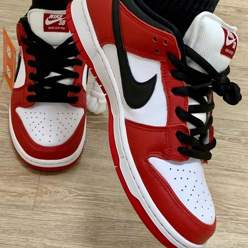 BQ6817-600,Dunk SB,Dunk,AJ1,Ni  芝加哥配色 Dunk SB 下周发售!这上脚效果确实帅!