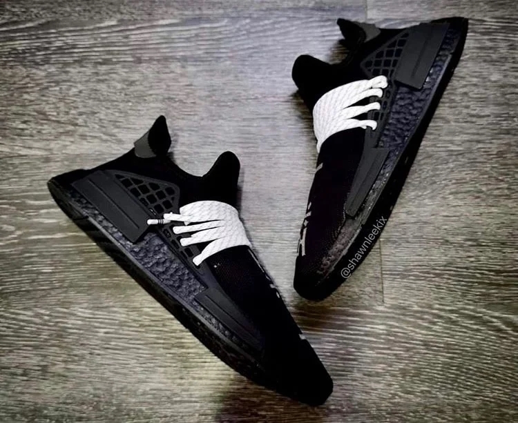 Pharrell adidas NMD Hu Black 2020åå:registered:æ¥æ