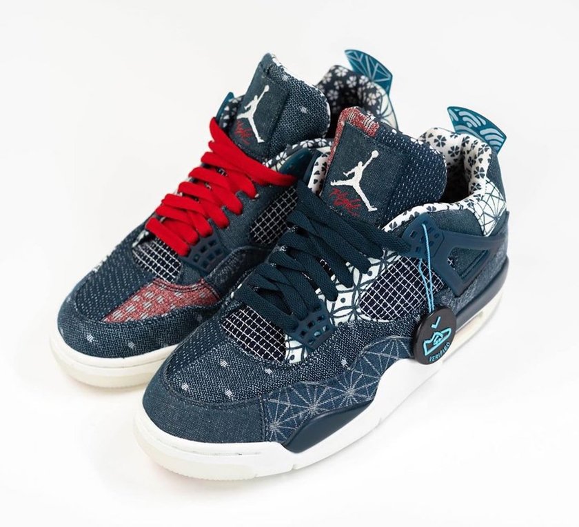 Air Jordan 4 Sashiko Deep Ocean CW0898-400 Release Date Pricing