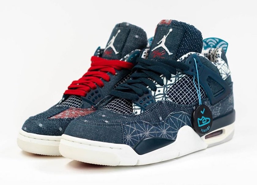 Air Jordan 4 Sashiko Deep Ocean CW0898-400 Release Date Pricing