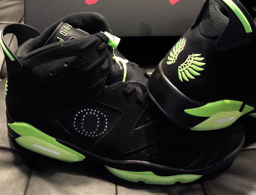 Air Jordan 6 Oregon Ducks PE