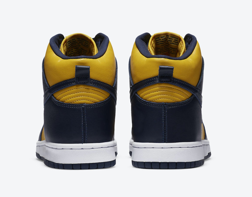 Nike Dunk High Michigan CZ8149-700 Release Date