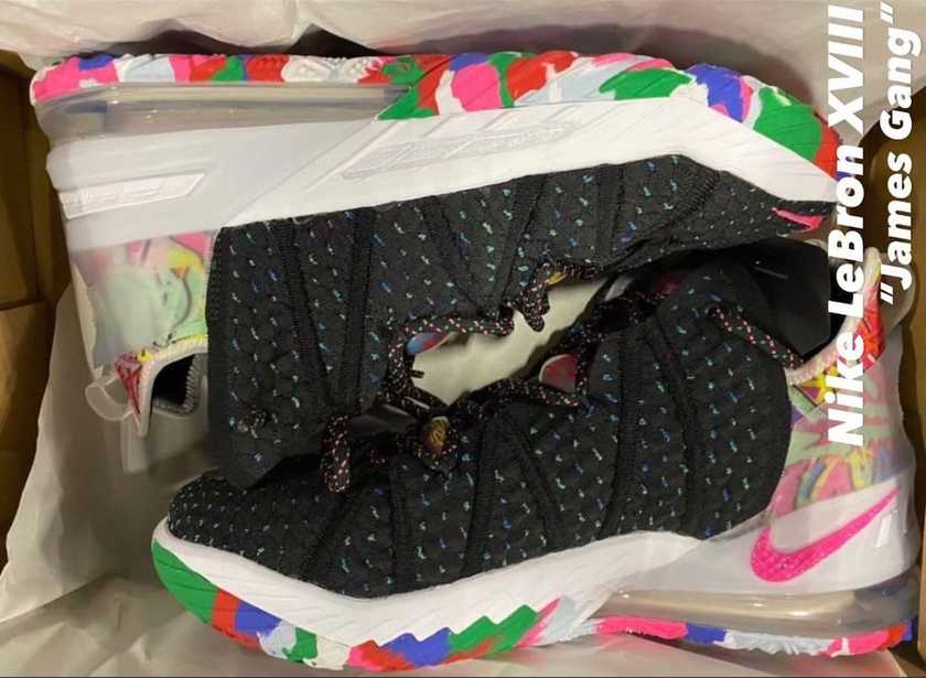 Nike LeBron 18 James Gang CQ9283-002åå:registered:æ¥æ