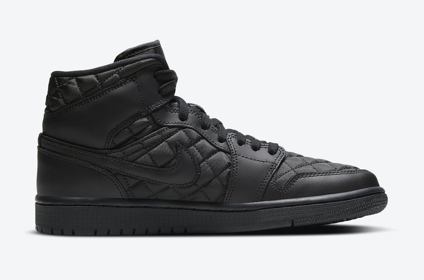 Air Jordan 1 Mid Black Quilted DB6078-001 Release Date