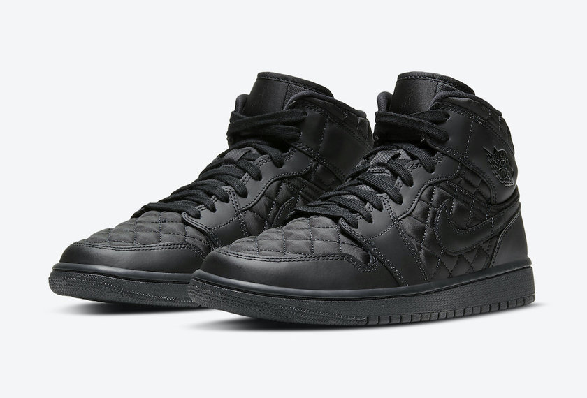 Air Jordan 1 Mid Black Quilted DB6078-001 Release Date