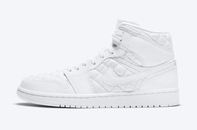 Air Jordan 1 Mid White Quilted DB6078-100 Release Date