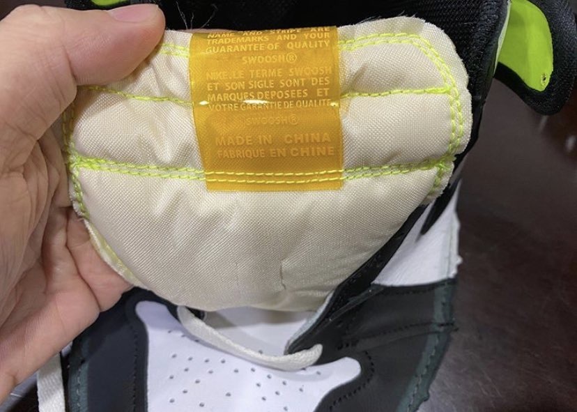 Air Jordan 1 Volt Gold 555088-118åå:registered:æ¥æ
