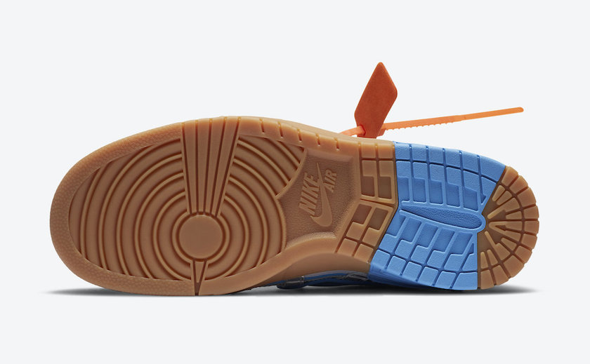 Off-White Nike Air Rubber Dunk University Blue CU6015-100 Release Date