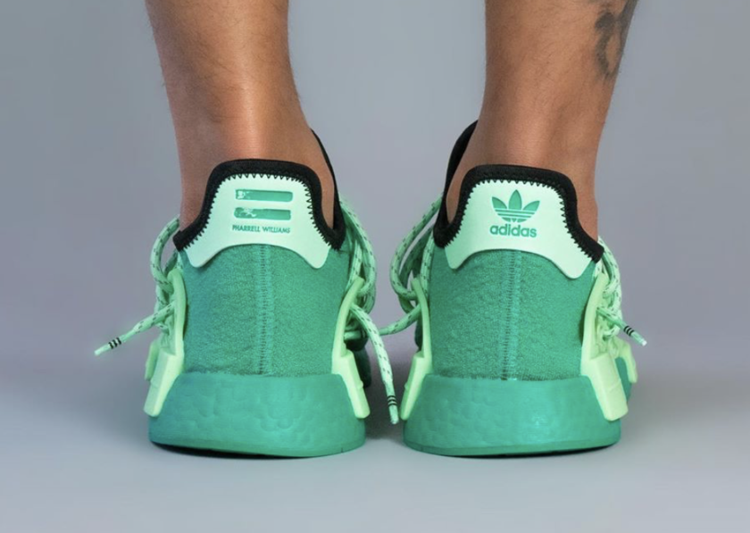 Pharrell adidas NMD Hu Green GY0089 Release Date