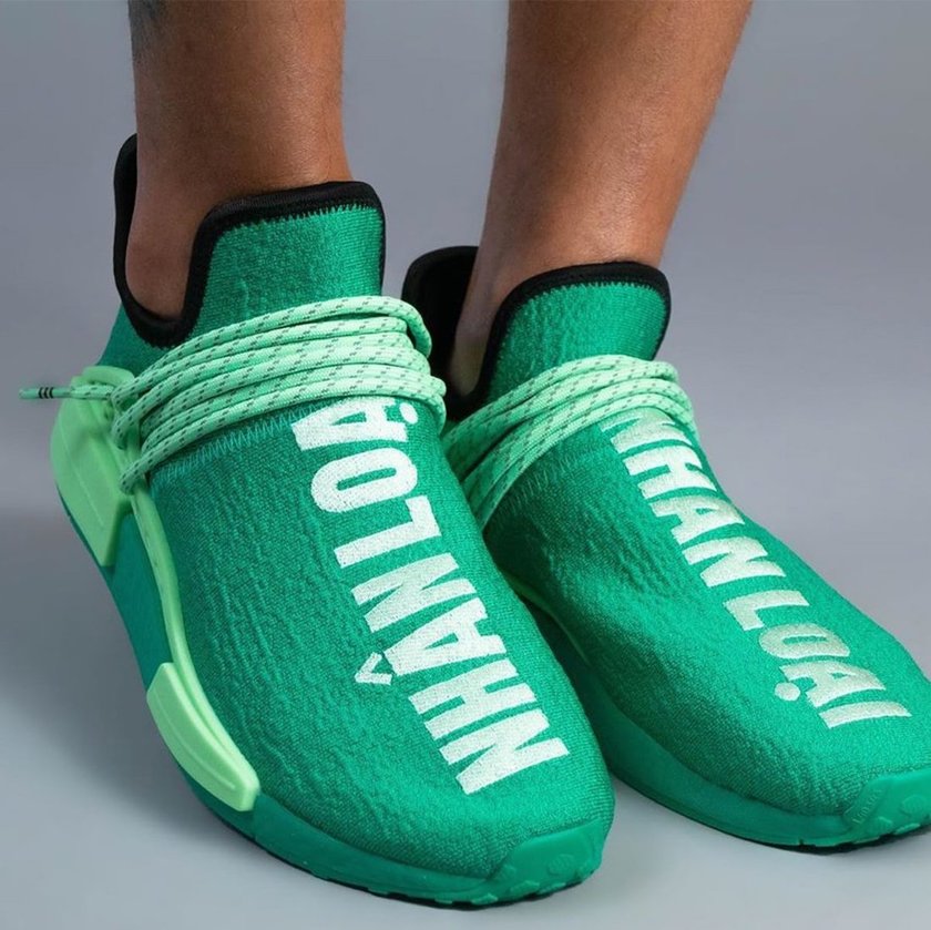 Pharrell adidas NMD Hu Green GY0089 Release Date