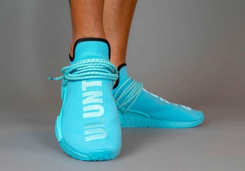 Pharrell adidas NMD Hu Blue GY0094 Release Date
