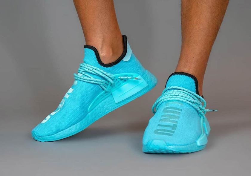 Pharrell adidas NMD Hu Blue GY0094 Release Date