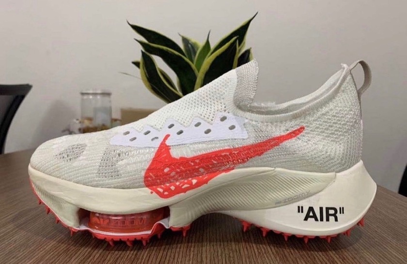 Off-White Nike Air Zoom Tempo NEXT White Solar Red Release Date