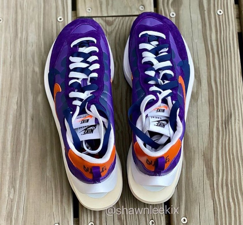 Sacai Nike VaporWaffle Dark Iris Campfire Orangeåå:registered:æ¥æ