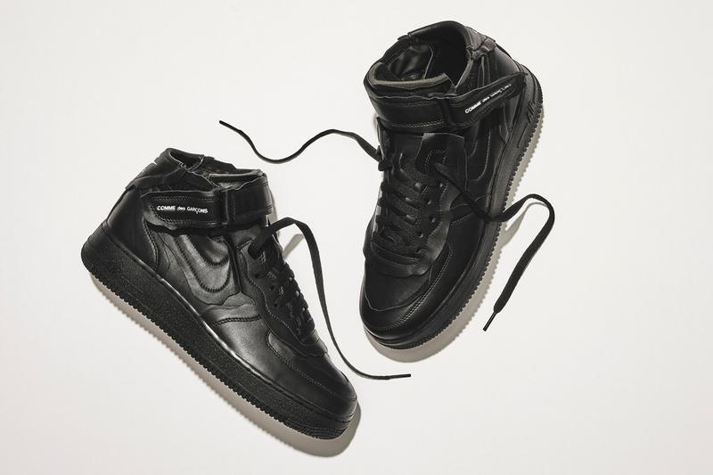COMME des GARÃONS x Nike å¨æ°è¯ä¹ Air Force 1 Mid ç³»åæ­£å¼ç¼ä½