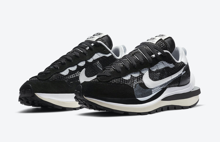 Sacai Nike VaporWaffle Black CV1363-001 Release Date