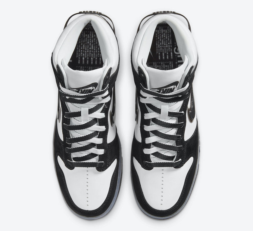 Slam Jam Nike Dunk High Black White DA1639-101 Release Date