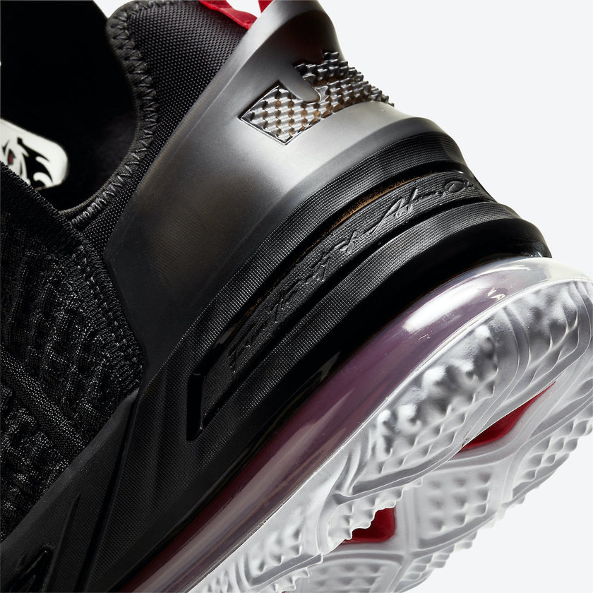 Nike LeBron 18 Black University Red White CQ9283-001åå:registered:æ¥æ