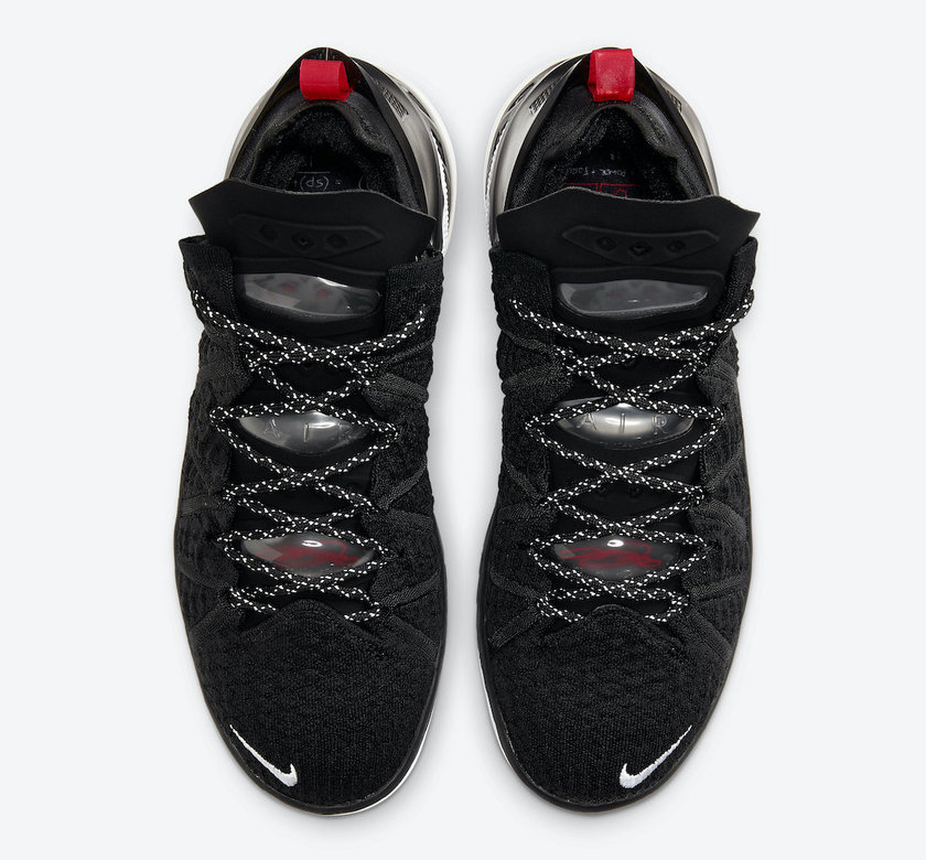 Nike LeBron 18 Black University Red White CQ9283-001åå:registered:æ¥æ