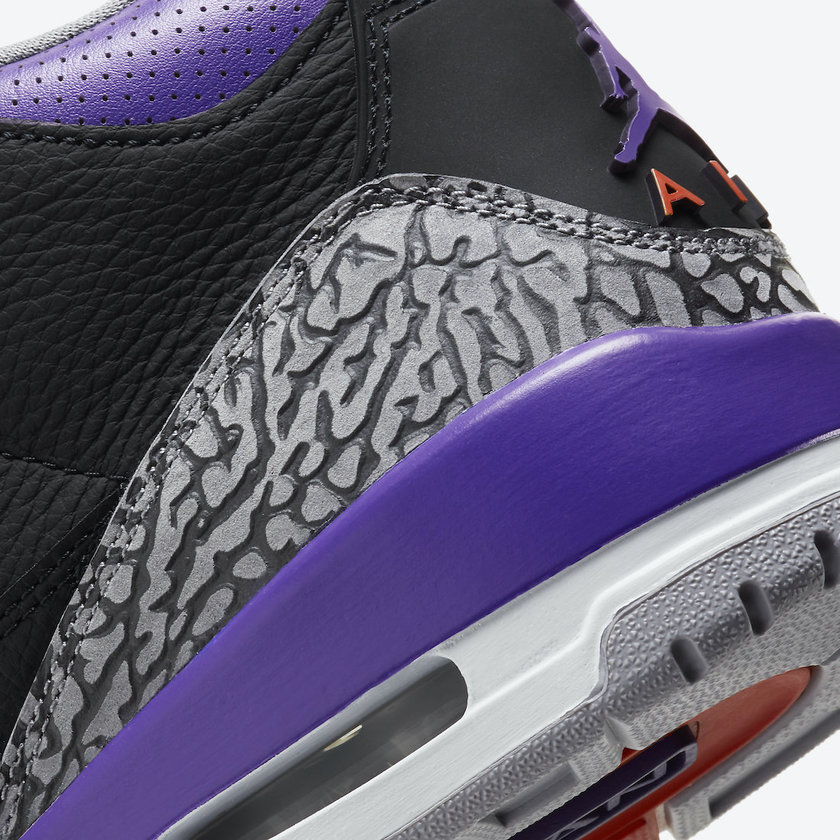 Air Jordan 3 Black Court Purple CT8532-050 Release Date