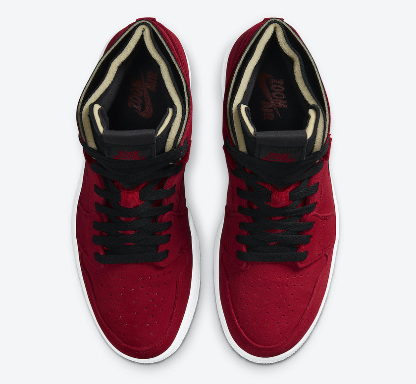 Air Jordan 1 High Zoom Red Suede CT0978-600 Release Date