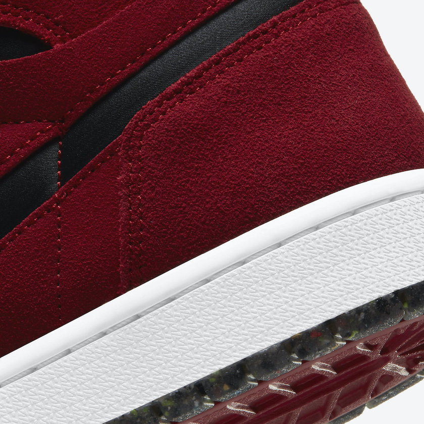 Air Jordan 1 High Zoom Red Suede CT0978-600 Release Date