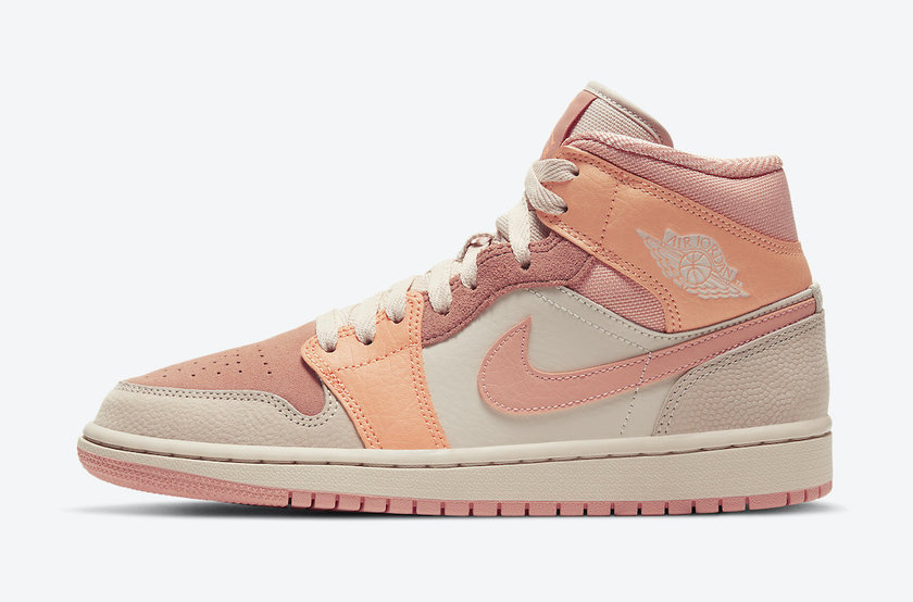Air Jordan 1 Mid Atomic Orange Terra Blush DH4270-800åå:registered:æ¥æ