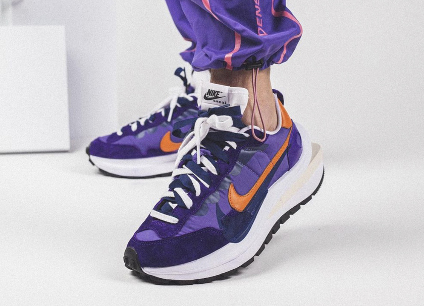 Sacai Nike VaporWaffle Dark Iris Campfire Orangeåå:registered:æ¥æï¼