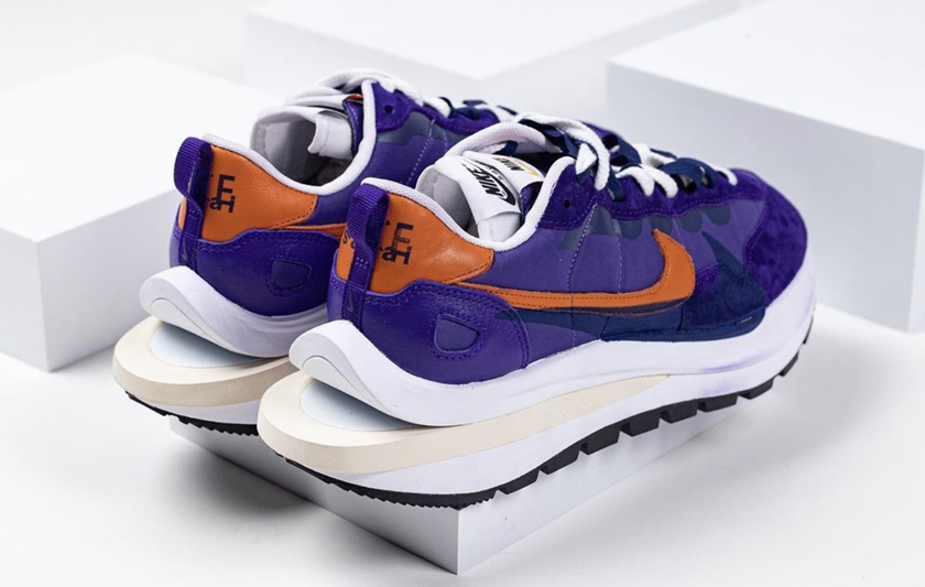 Sacai Nike VaporWaffle Dark Iris Campfire Orangeåå:registered:æ¥æ