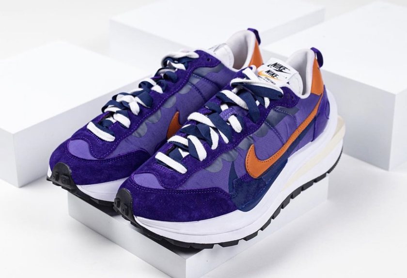 Sacai Nike VaporWaffle Dark Iris Campfire Orangeåå:registered:æ¥æ