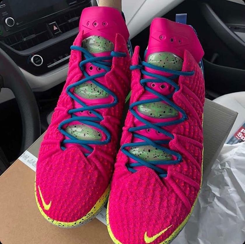Nike LeBron 18 Los Angeles By Night Pink Prime Multicolor DB8148-600 Release Date