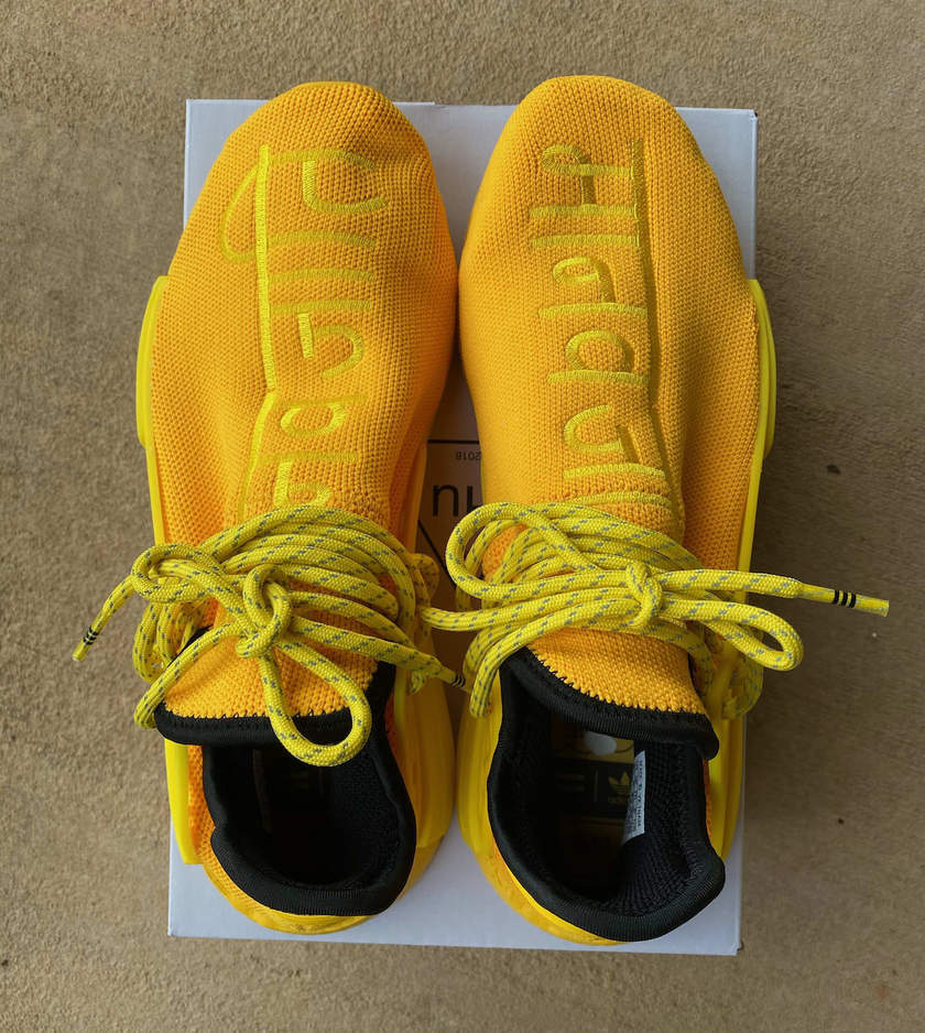 Pharrell adidas NMD Hu Yellow GY0091 Release Date Pricing
