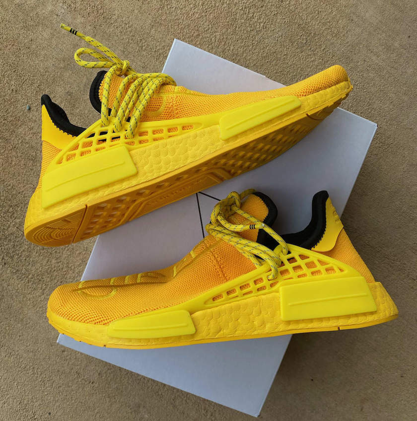 Pharrell adidas NMD Hu Yellow GY0091 Release Date Pricing