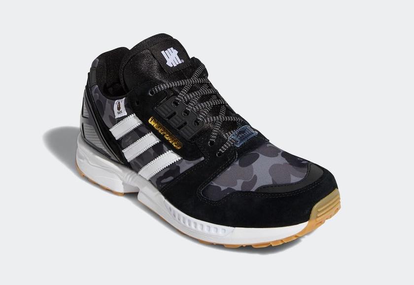 BAPE Undefeated adidas ZX 8000 FY8852 Release Date