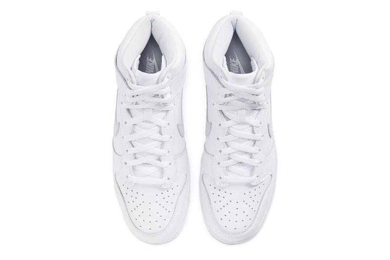 Nike Dunk High 全白配色「Pure Platinum」發售情報正式公開