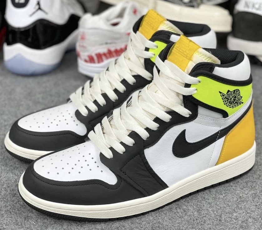 Air Jordan 1 Volt Gold 555088-118åå:registered:æ¥æå:registered:ä»·
