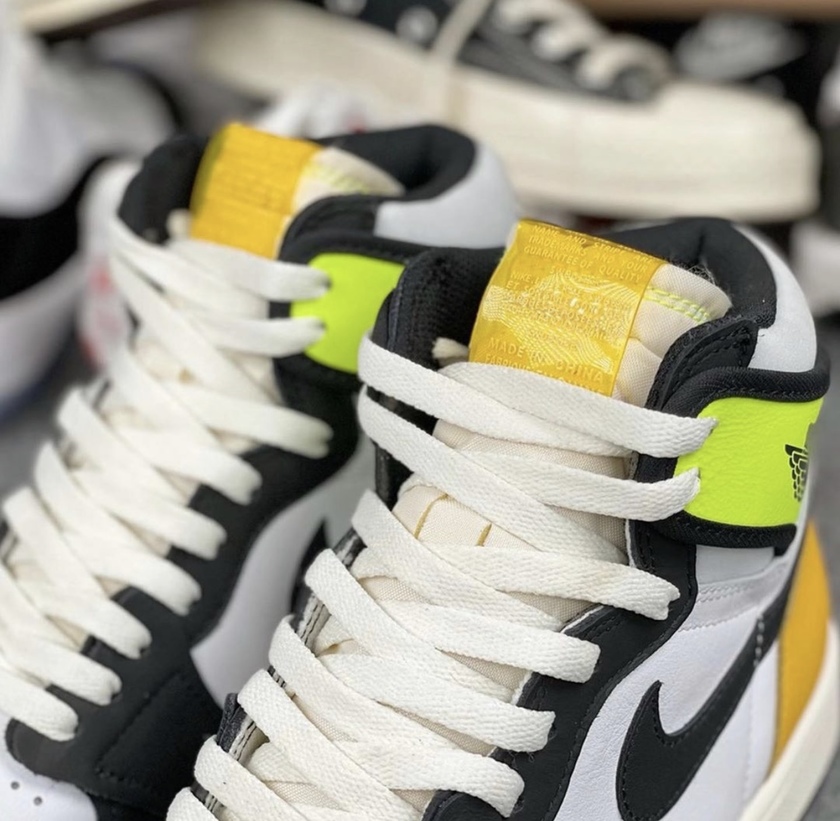 Air Jordan 1 Volt Gold 555088-118åå:registered:æ¥æå:registered:ä»·