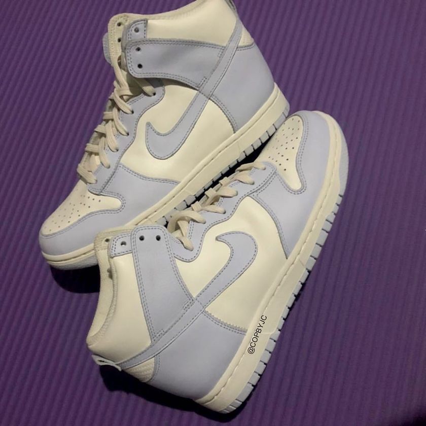 Nike Dunk High Sail Footballç°è²èç½è±¡çè²DD1869-102åå:registered:æ¥æ