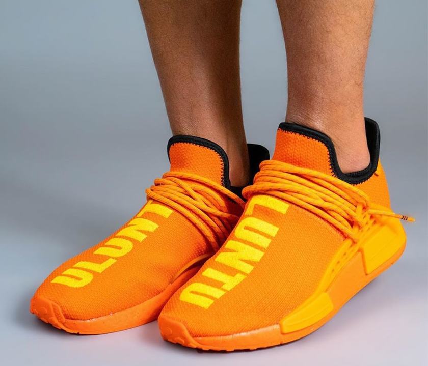 Pharrell adidas NMD Hu Orange GY0095åå:registered:æ¥æ