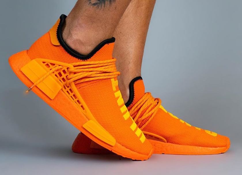 Pharrell adidas NMD Hu Orange GY0095åå:registered:æ¥æ