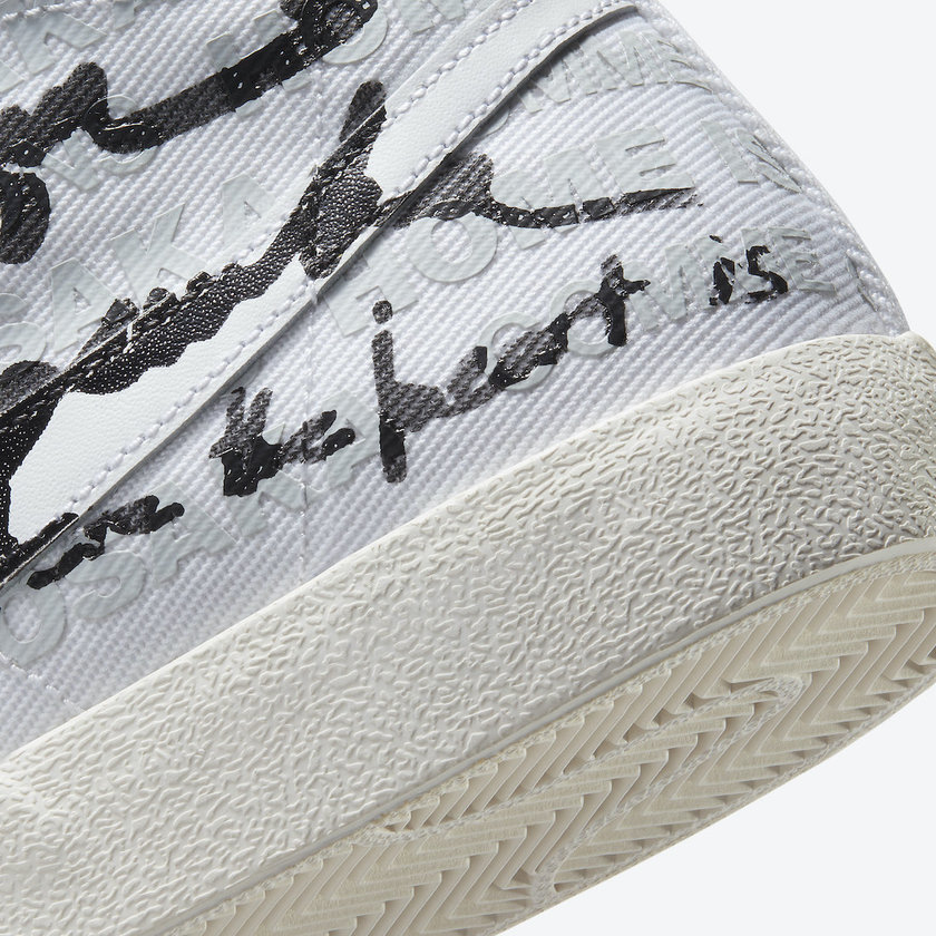 Comme des Garcons Naomi大éªNike Nike Blazer Mid DA5383-100åå:registered:æ¥æä»·æ ¼