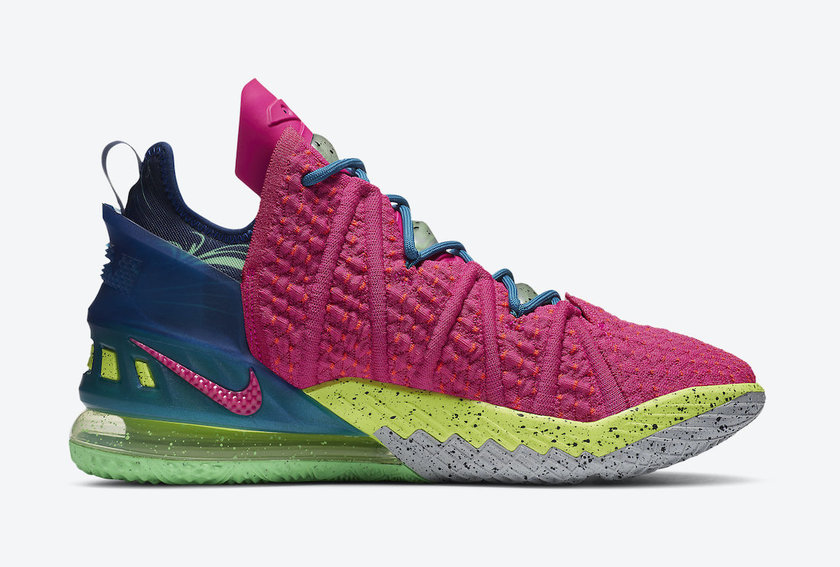 Nike LeBron 18 Los Angeles By Night Pink Prime DB8148-600åå:registered:æ¥æ